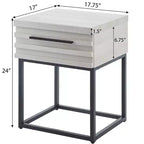 Table d'appoint de rangement contemporaine Céleste