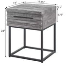 Table d'appoint de rangement contemporaine Céleste