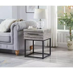 Table d'appoint de rangement contemporaine Céleste