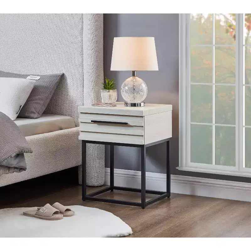 Table d'appoint de rangement contemporaine Céleste