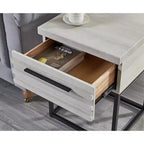 Table d'appoint de rangement contemporaine Céleste