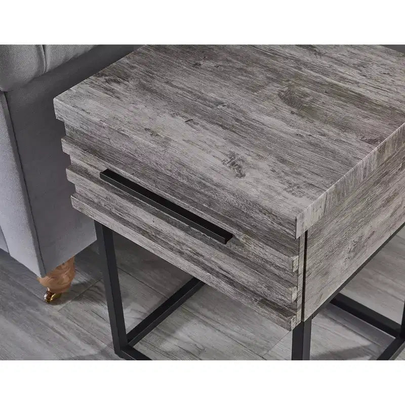 Table d'appoint de rangement contemporaine Céleste
