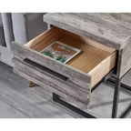 Table d'appoint de rangement contemporaine Céleste