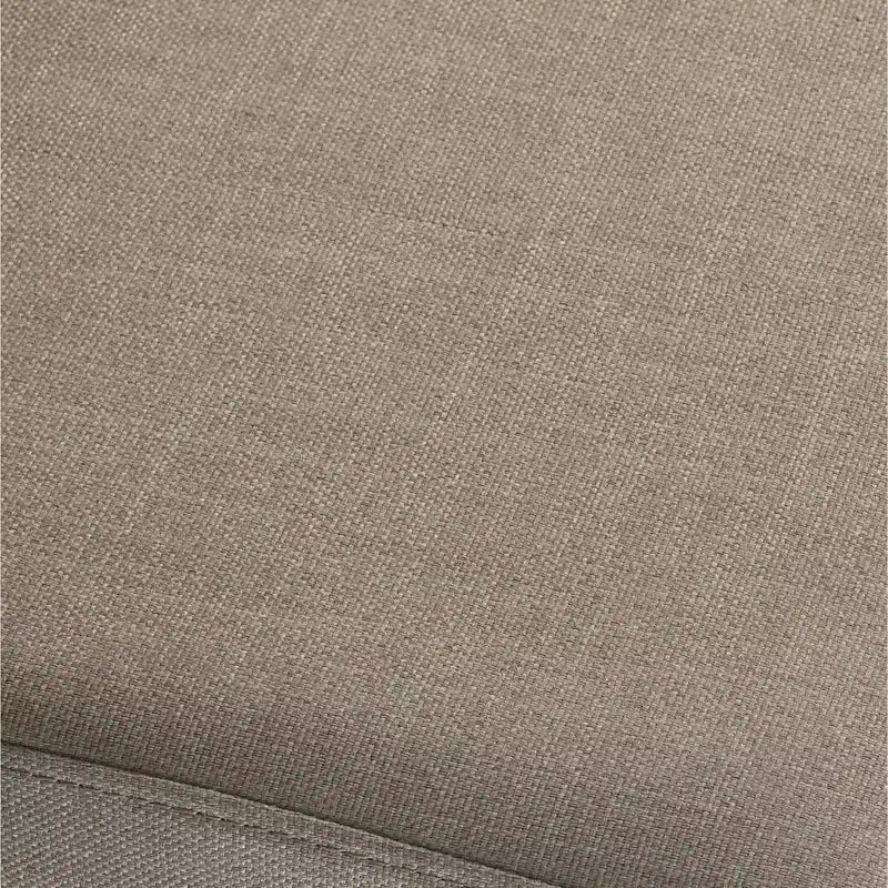 Banc rembourré Breda avec clous décoratifs, Gris antique