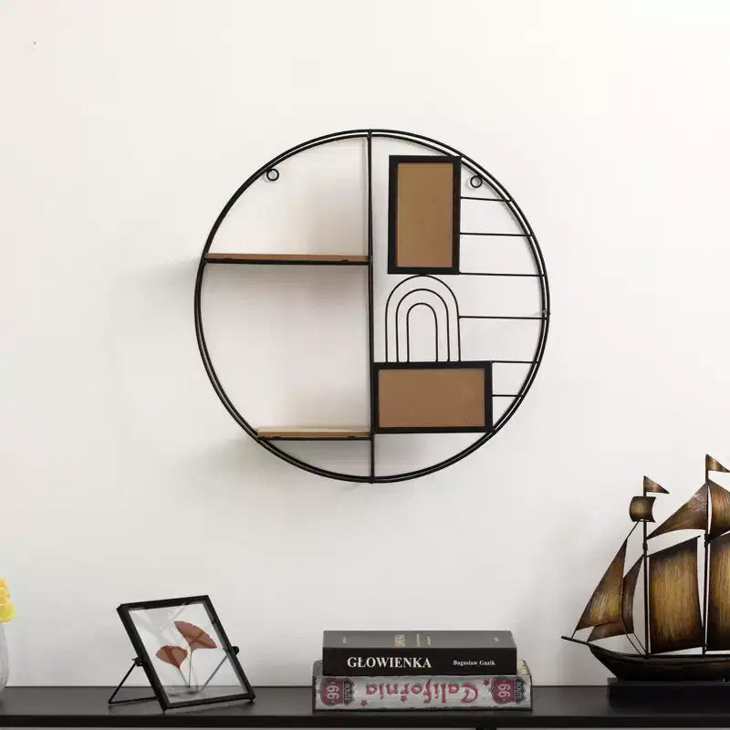 Étagère Murale Décorative Moderne - Présentoir Métallique Élégant et Multifonctionnel
