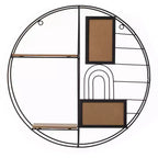 Étagère Murale Décorative Moderne - Présentoir Métallique Élégant et Multifonctionnel