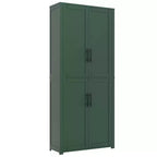 Meuble de rangement autoportant 67x28x15 pouces, en bois blanc, 4 portes, avec portes en bois massif pour salon de maison