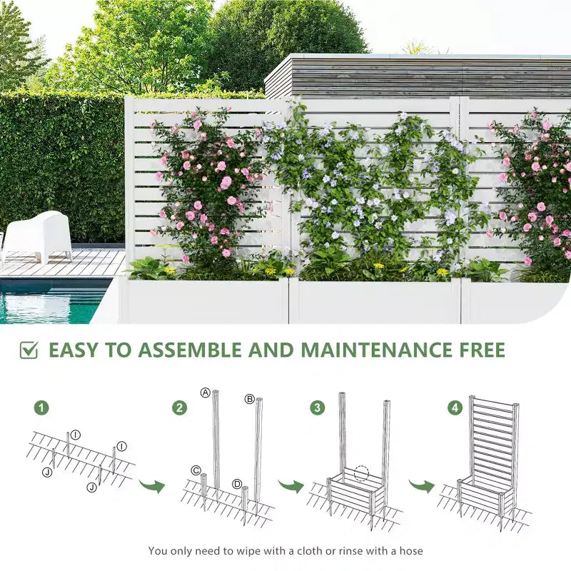 Meuble de rangement autoportant 67x28x15 pouces, en bois blanc, 4 portes, avec portes en bois massif pour salon de maison