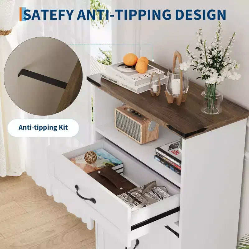 Ensemble de 2 placards de rangement pour salle de bain, Organisateur de style ferme pour salle de bain, cuisine, salon, entrée