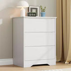 Commode moderne avec 3 tiroirs spacieux - 60x36x75 cm, poignées dissimulées pour chambre et salon