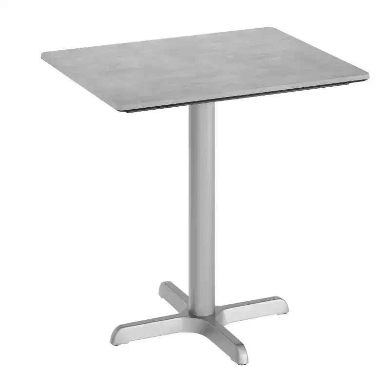 Plateau de table d'intérieur/extérieur Flash Furniture Acadia avec technologie HPL TopGuard et base de table de bistro en fonte