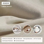 Canapé d'angle modulable lavable Anabei à 4 places en U | Assise Memorix+ et coussin profilé