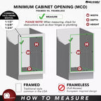 Cadre coulissant de 24 po pour 9 paires de pantalons, support de rangement pour placard, organisation de l'espace, Chrome, PSC-2414CR