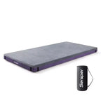Matelas d'extérieur de 10 cm pour camping et VR avec poche latérale, imperméable, portable, pliable