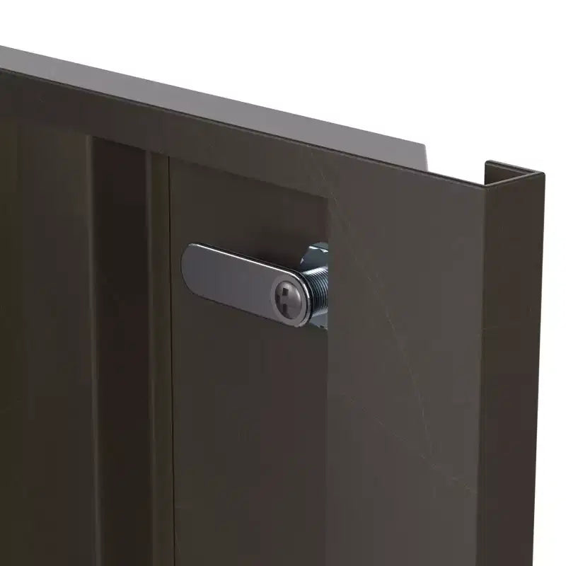 AOBABO Armoire de rangement à dossiers en acier verrouillable avec étagères réglables et roulettes pour l'organisation à la maison, à l'école, au bureau et dans le garage, Noir