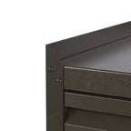 AOBABO Armoire de rangement à dossiers en acier verrouillable avec étagères réglables et roulettes pour l'organisation à la maison, à l'école, au bureau et dans le garage, Noir