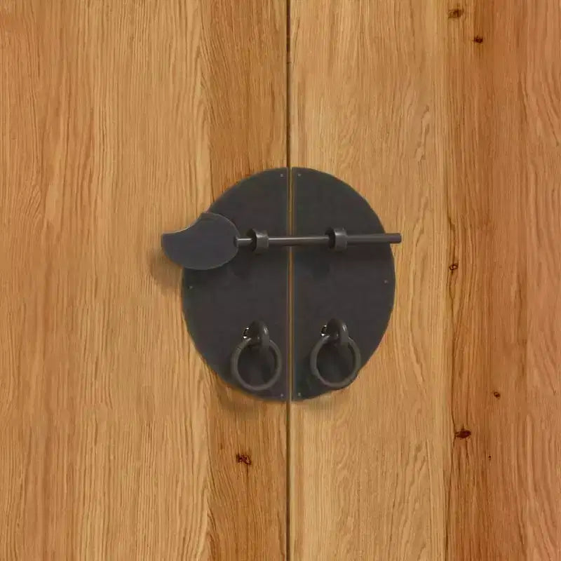 Ensemble de meubles de salle de bain en bois de pin massif moyen