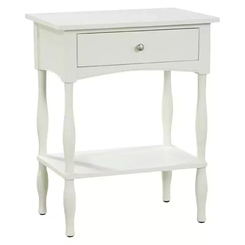 Table d'appoint Shaker avec tiroir et étagère