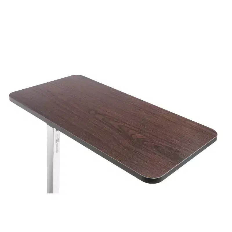 Table de lit à plateau fixe, chromée