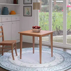 Table à manger carrée Groveland chêne clair 29,53"