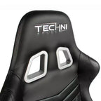 Chaise de jeu vidéo ergonomique Ts-5100 à dossier haut style course : pivotante, réglable