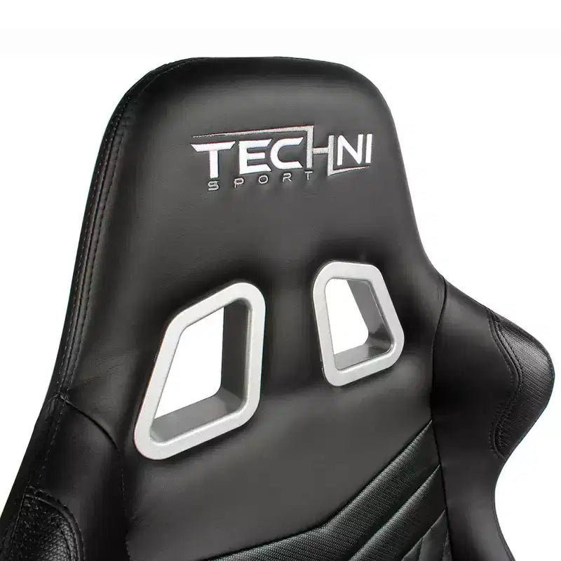 Chaise de jeu vidéo ergonomique Ts-5100 à dossier haut style course : pivotante, réglable