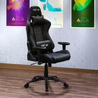 Chaise de jeu vidéo ergonomique Ts-5100 à dossier haut style course : pivotante, réglable