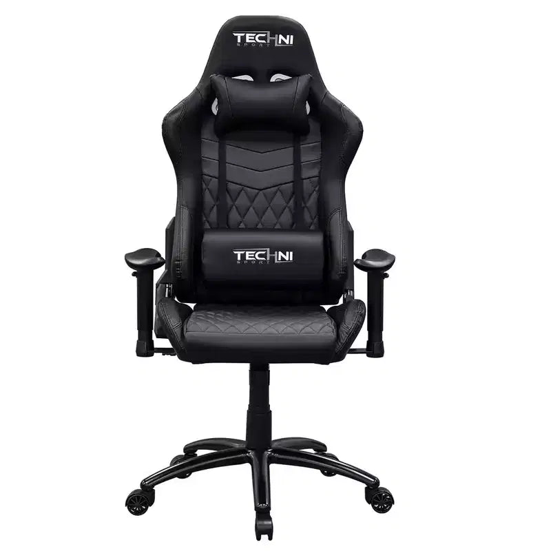 Chaise de jeu vidéo ergonomique Ts-5100 à dossier haut style course : pivotante, réglable