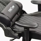 Chaise de jeu vidéo ergonomique Ts-5100 à dossier haut style course : pivotante, réglable