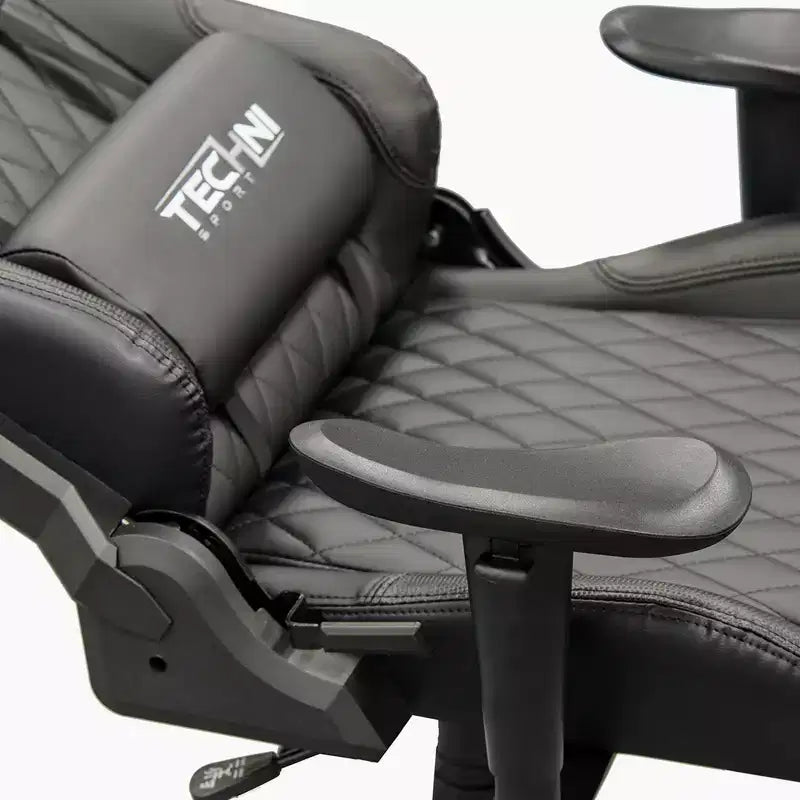 Chaise de jeu vidéo ergonomique Ts-5100 à dossier haut style course : pivotante, réglable