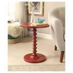 Table d'appoint à pied unique Acton