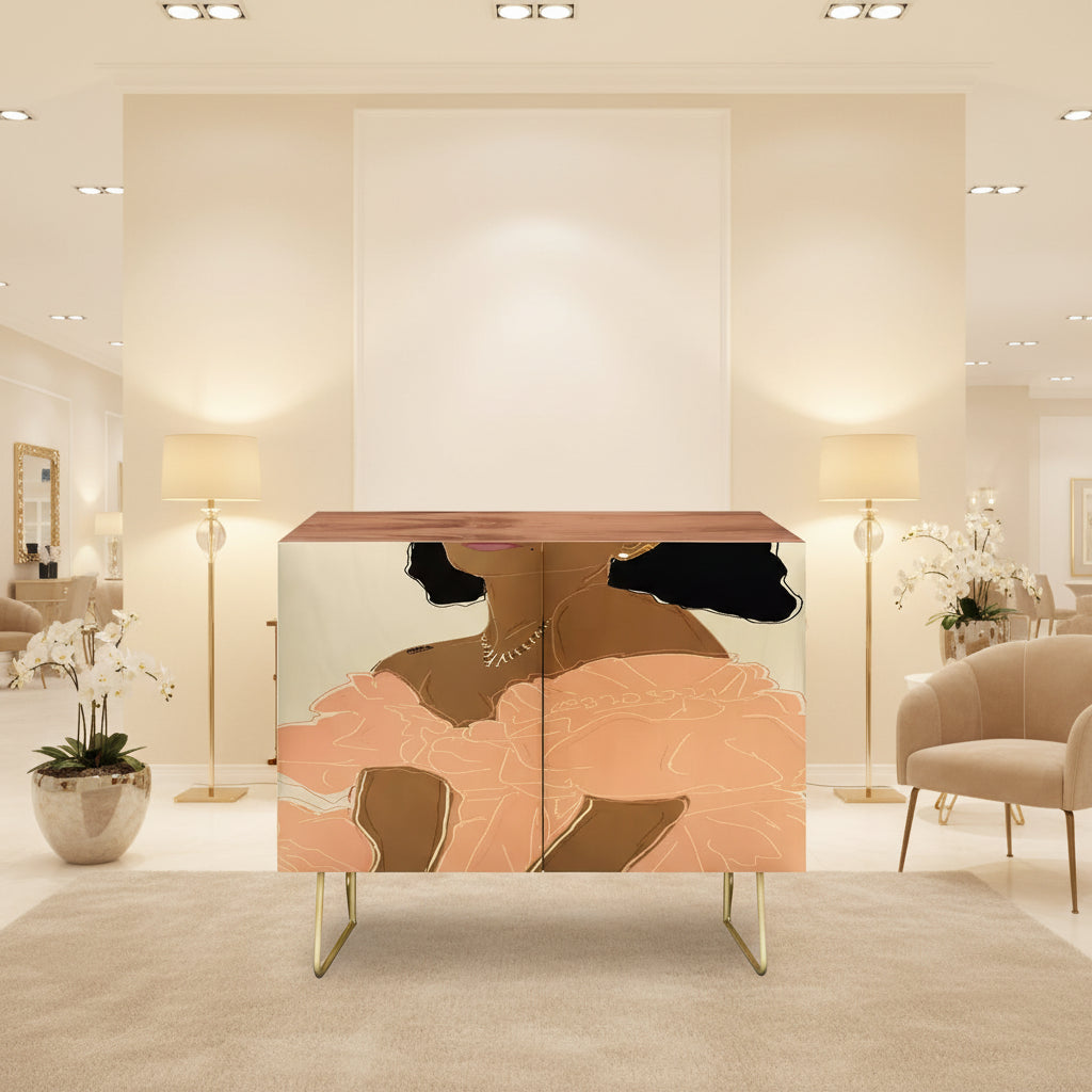 EELISE_NDRI Gushin Over You Credenza - Deny Designs