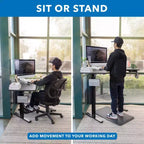 Bureau électrique réglable en hauteur pour coins, bureau debout automatique avec réglage en hauteur ergonomique et fluide de 72 à 120 cm